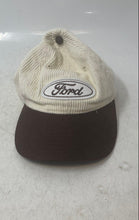 Load image into Gallery viewer, H3 Headwear Mens Beige Brown Ford Corduroy Adjustable Snapback Cap
