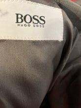Load image into Gallery viewer, Hugo Boss Mens Gray Wool Long Sleeve Notch Lapel Two-Button Blazer Size 44R
