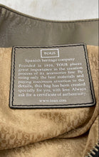 Load image into Gallery viewer, Authentic Tous Womens Gray Leather Inner Pocket Shoulder Handbag Stained Damaged
