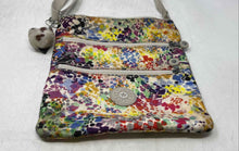 Load image into Gallery viewer, Kipling Womens Keiko Multicolor Inner Pocket Adjustable Strap Crossbody Bag
