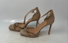 Load image into Gallery viewer, Vince Camuto Womens Klaresia Light Brown Suede Ankle Strap Sandals Size 8.5M

