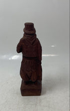Load image into Gallery viewer, Brown Wooden Handmade Man Holding Cup Collectible Figurine By Hand In Argentina
