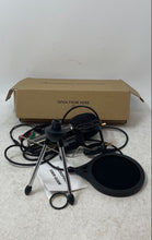 Load image into Gallery viewer, Unbranded Black adjustable Professional Condenser Microphone Not Tested
