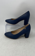 Load image into Gallery viewer, Modare UltraConforto Womens Blue Slip-On Round Toe Block Pump Heels Size 8
