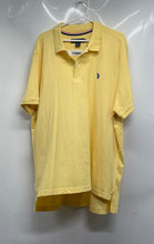 Load image into Gallery viewer, U.S Polo Assn. Mens Yellow Short Sleeve Collared Polo Shirt Size XXL
