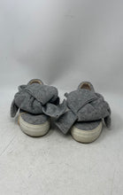 Load image into Gallery viewer, Joshua Sanders Womens Gray Suede Slip-On Bow Sneaker Shoes Size EUR 37
