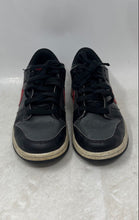 Load image into Gallery viewer, Nike Boys Dunk Low GS Black And Gray Leather Lace-Up Sneaker Shoes Size 6
