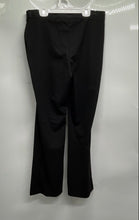 Load image into Gallery viewer, Karl Lagerfeld Womens Black Flat Front Wide-Leg Trouser Pants Size PL
