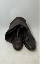 Load image into Gallery viewer, Coach Womens Brown Leather Almond Toe Adjustable Strap Knee High Boots Size 11
