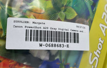 Load image into Gallery viewer, Canon PowerShot A20 PC1007 Gray Digital Camera And Accessories Not Tested

