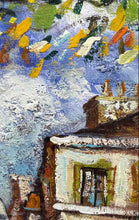 Load image into Gallery viewer, Parisian Street Scene Decorative Wall Art Oil On Canvas Painting
