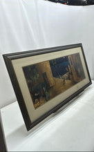 Load image into Gallery viewer, The Dog And The Moon Lourenco City Landscape Signed Art Print Picture Frame
