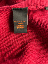 Load image into Gallery viewer, Banana Republic Mens Burgundy Cotton Long Sleeve 1/4 Zip Pullover Sweater Size M
