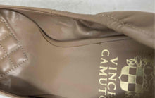 Load image into Gallery viewer, Vince Camuto Womens Elmay Beige Round Toe Slip-On Wedge Pump Heels Size 7M
