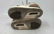 Load image into Gallery viewer, Nike Kids Air Jordan 3 Retro Beige Brown Lace-Up Basketball Shoes Size 8C
