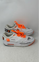 Load image into Gallery viewer, Nike Mens Air Max 1 SE White Orange Leather Lace-Up Low Top Sneaker Shoes Size 9
