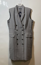 Load image into Gallery viewer, Tommy Hilfiger Womens Black White Sleeveless Blazer Dress Size 14 With Tag
