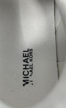 Load image into Gallery viewer, Michael Kors Kids Ashelynne Brown White Logo Printed Loafer Shoes Size 5
