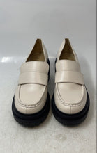 Load image into Gallery viewer, Michael Kors Womens Rocco Beige Leather Slip-On Loafer Pump Heels Size 6.5M

