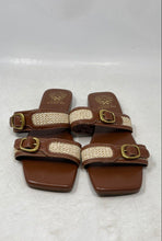 Load image into Gallery viewer, Vince Camuto Womens Ayina Brown Slip-On Open Toe Slide Sandals Size 10 M

