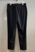 Load image into Gallery viewer, Karl Lagerfeld Womens Black Pinstripe Flat Front Straight Leg Dress Pants Size 6
