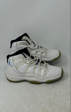Load image into Gallery viewer, Nike Boys Air Jordan 11 Retro White Blue Lace-Up Sneakers Shoes Size 5.5Y

