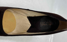 Load image into Gallery viewer, Michael Kors Womens Brown Leather Slip-On Block Platform Heels Size 7.5M
