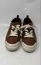 Load image into Gallery viewer, Coach Mens Low Top G1646 Brown Beige Leather Lace-Up Sneakers Shoes Size 11 D
