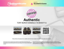 Load image into Gallery viewer, Authentic Tory Burch Womens Multicolor Flat Flip Flop Sandals No Size 10.5"
