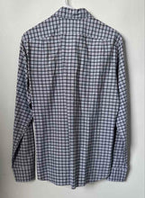 Load image into Gallery viewer, J.Crew Mens Gray Blue Plaid Cotton Long Sleeve Collared Button-Up Shirt Size S
