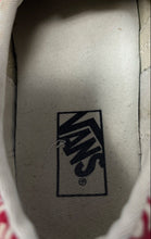 Load image into Gallery viewer, Vans Mens Off The Wall 721356 Red White Lace-Up Sneaker Shoes Size 10.5
