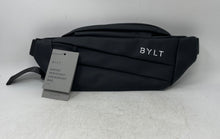 Load image into Gallery viewer, BYLT Mens Black Water Resistant Zipper Adjustable Strap Crossbody Bag w/ Tags
