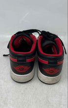 Load image into Gallery viewer, Nike Kids Air Jordan 1 Low Black White Red Lace-Up Sneaker Shoes Size 5.5Y
