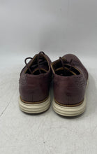Load image into Gallery viewer, Cole Haan Mens Burgundy Leather Wingtip Lace-Up Oxford Shoes Size 11.5M
