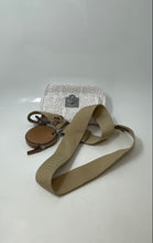 Load image into Gallery viewer, True Religion Womens White Brown Inner Pockets Shoulder Crossbody Purse
