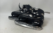 Load image into Gallery viewer, Lake Placid Boys Summit Black White Adjustable Ice Skates Size 1-4
