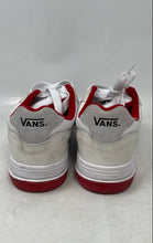 Load image into Gallery viewer, Vans Unisex Upland 721356 White Red Low Top Lace-Up Sneaker Shoes Size M9 W10.5
