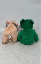 Load image into Gallery viewer, Set Of 2 Pieces Ty Beanie Baby Bear &amp; Knuckles Pig Collectible Plush Toys W/Tags
