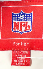 Load image into Gallery viewer, NFL Womens Beige Blue Long Sleeve Full-Zip Super Bowl Windbreaker Jacket Sz 3XL
