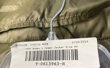 Load image into Gallery viewer, DKNY Womens Green Long Sleeve Full Zip Packable Bib-Front Puffer Jacket Size XS
