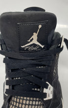Load image into Gallery viewer, Authentic Nike Kids Jordan 4 Retro FQ8213-001 Black Sneaker Shoes Size 6.5Y
