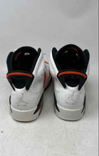 Load image into Gallery viewer, Nike Mens Air Jordan 6 Retro White Orange Black Lace-Up Sneaker Shoes Size 9
