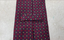 Load image into Gallery viewer, Polo By Ralph Lauren Mens Red Geometric Floral Print Keeper Loop Pointed Tie
