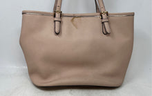 Load image into Gallery viewer, Michael Kors Womens Light Pink Leather Bottom Studs Shoulder Strap Tote Bag
