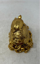 Load image into Gallery viewer, Unbranded Statue Three Tier Turtle Gold-Tone Home Decor Collectible Figure

