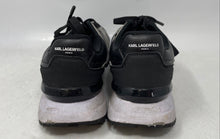 Load image into Gallery viewer, Karl Lagerfeld Mens LF4S1024 Black Gray Leather Lace-Up Sneaker Shoes Size 8.5M
