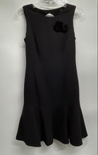 Load image into Gallery viewer, Karl Lagerfeld Womens Black Sleeveless Cut-Out Back-Zip Sheath Dress Size 4
