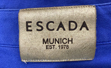 Load image into Gallery viewer, Authentic Escada Womens Blue Dark Wash Straight Leg Jeans Pants Size EUR 36
