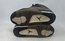 Load image into Gallery viewer, Nike Kids Air Jordan 4 Brown &amp; Black Leather Lace-Up Sneaker Shoes Size 5.5Y
