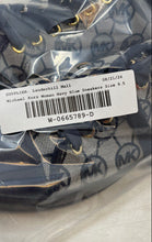 Load image into Gallery viewer, Michael Kors Womens Navy Blue Signature Print Sneakers Shoes Size 9.5M

